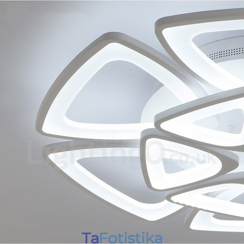 12 Light Modern Contemporary Integrated Flush Mount Light