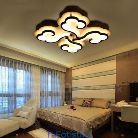 4 Light Modern Contemporary Integrated Flush Mount Light 4 Light Modern Contemporary Integrated Flush Mount Light