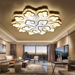 15 Light Modern Contemporary Integrated Flush Mount Light