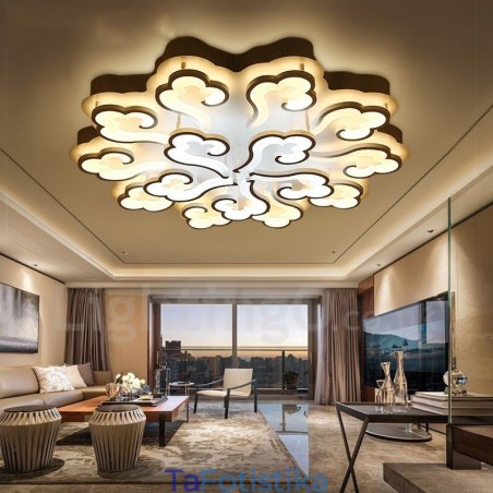 15 Light Modern Contemporary Integrated Flush Mount Light 15 Light Modern Contemporary Integrated Flush Mount Light