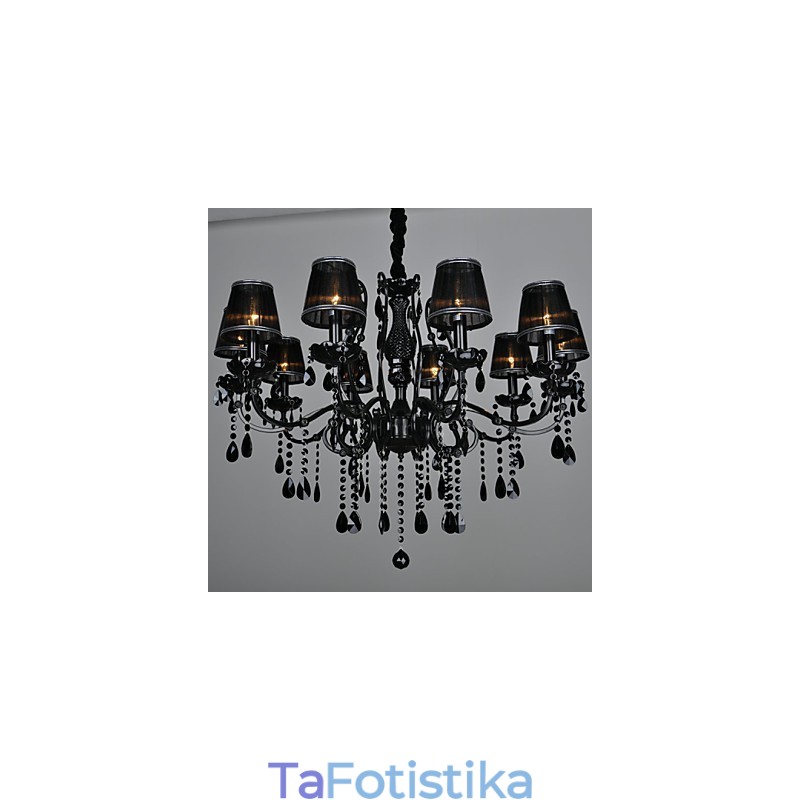Chandelier Crystal Modern Contemporary Crystal 10 Light Metal
