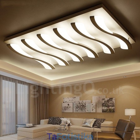 6 Light Modern Contemporary Integrated Flush Mount Light 6 Light Modern Contemporary Integrated Flush Mount Light