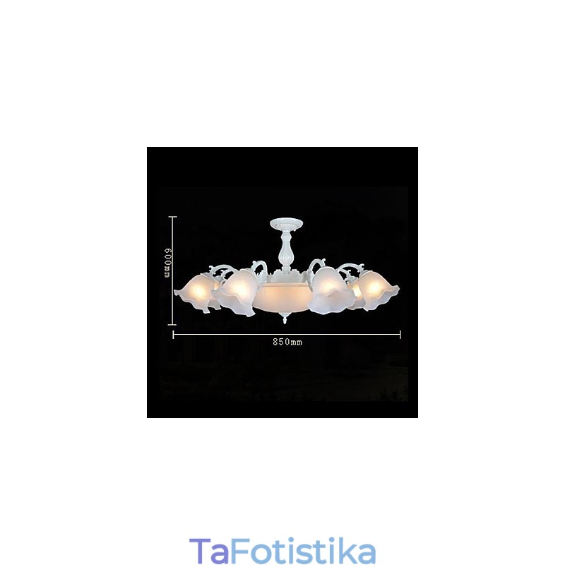Flush Mount White European Retro Classic