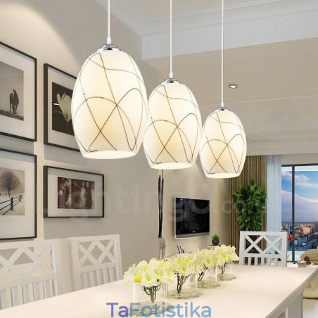 3 Ελαφρύ Μοντέρνο Σύγχρονο Ενσωματωμένο Μεταλλικό Κρεμαστό Φωτιστικό 3 Ελαφρύ Μοντέρνο Σύγχρονο Ενσωματωμένο Μεταλλικό Κρεμαστό Φωτιστικό