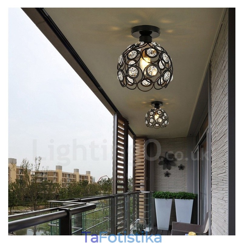 1 Light Rustic Lodge Ενσωματωμένο κρεμαστό φωτιστικό