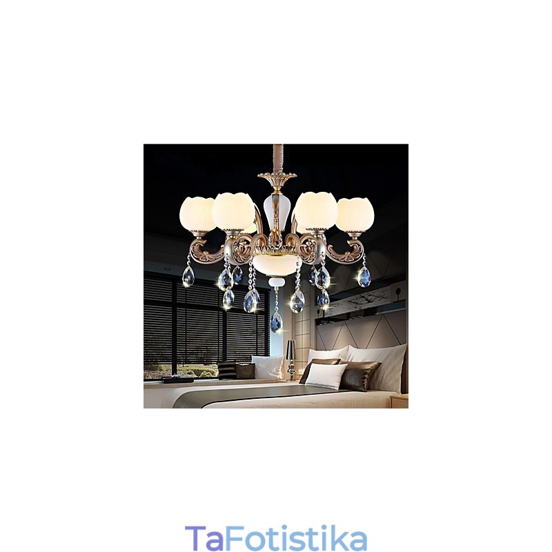 Κρυστάλλινο κρυστάλλινο ευρωπαϊκού στιλ, δημιουργικό Κορεάτικο αμερικανικό στυλ από κράμα ψευδαργύρου Φώτα κήπου