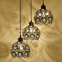 Ενσωματωμένο κρεμαστό φωτιστικό 3 Light Rustic Lodge