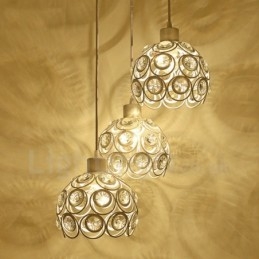 Ενσωματωμένο κρεμαστό φωτιστικό 3 Light Rustic Lodge