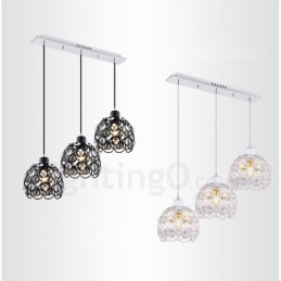 Ενσωματωμένο κρεμαστό φωτιστικό 3 Light Rustic Lodge