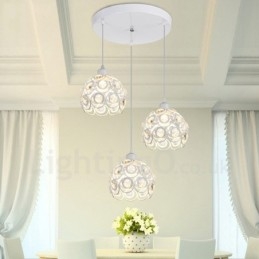 Ενσωματωμένο κρεμαστό φωτιστικό 3 Light Rustic Lodge