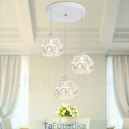 Ενσωματωμένο κρεμαστό φωτιστικό 3 Light Rustic Lodge Ενσωματωμένο κρεμαστό φωτιστικό 3 Light Rustic Lodge