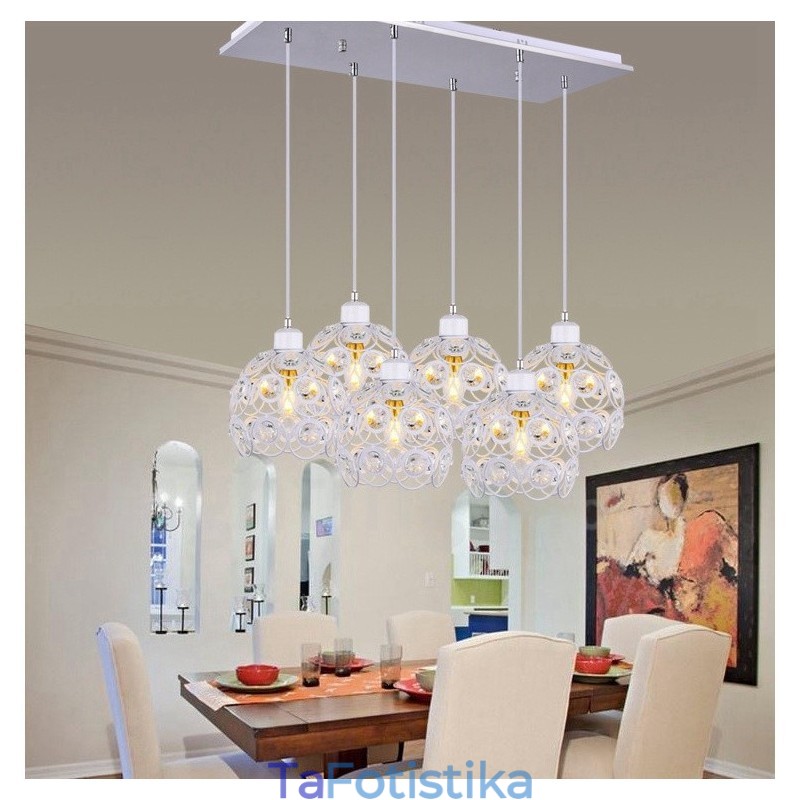 Ενσωματωμένο κρεμαστό φωτιστικό 6 Light Rustic Lodge