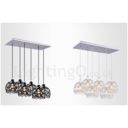 Ενσωματωμένο κρεμαστό φωτιστικό 6 Light Rustic Lodge