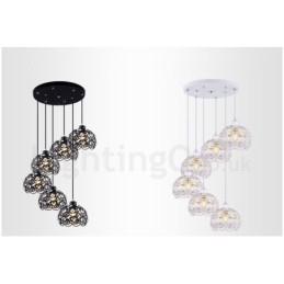 Ενσωματωμένο κρεμαστό φωτιστικό 6 Light Rustic Lodge