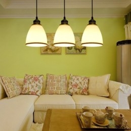 3 Light Rustic Lodge Ενσωματωμένο μεταλλικό κρεμαστό φως
