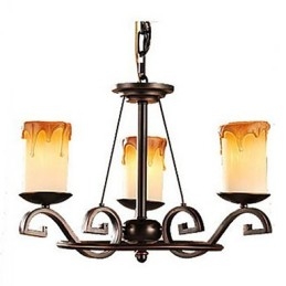 Μελετήστε το φωτιστικό The Antique Candle Iron Chandelier