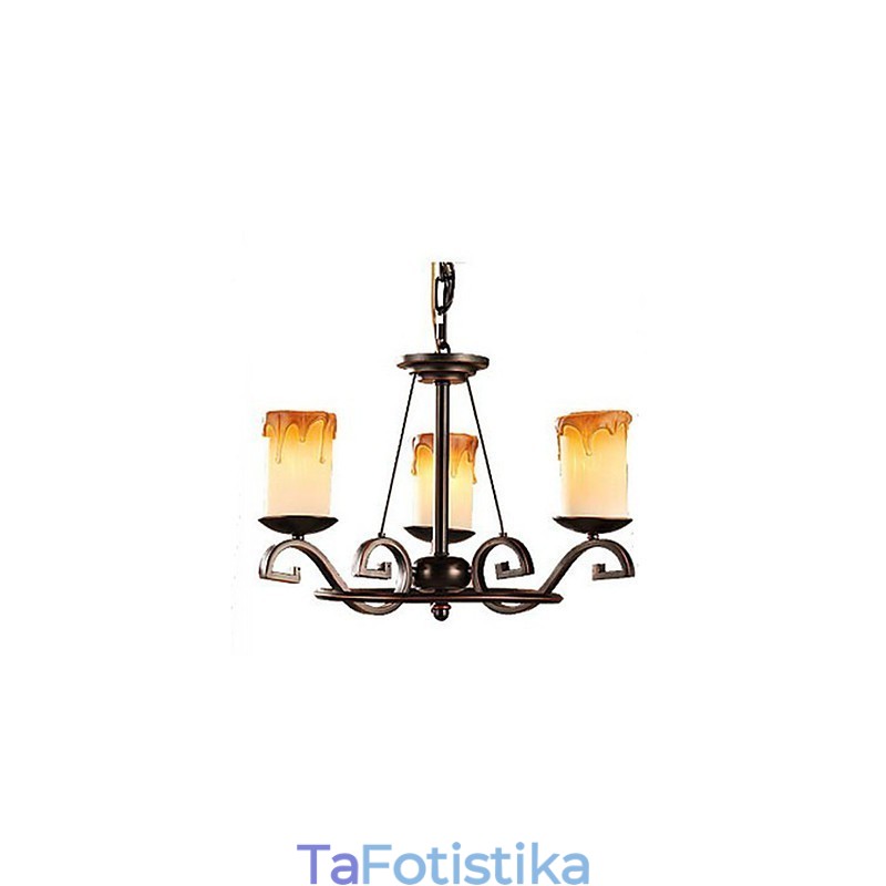 Μελετήστε το φωτιστικό The Antique Candle Iron Chandelier