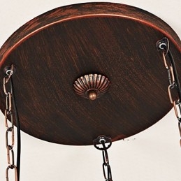 Ρουστίκ Lodge Vintage ρετρό μίνι μεταλλικό κρεμαστό φως