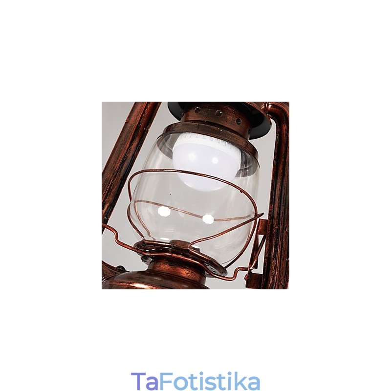 Ρουστίκ Lodge Vintage ρετρό μίνι μεταλλικό κρεμαστό φως