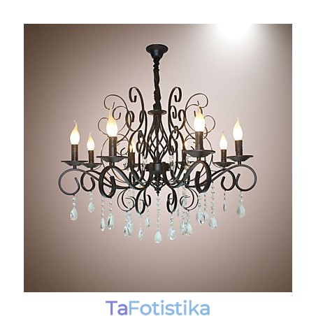 8 Head Of European Style Crystal Lamp Metal Chandelier Lighting 8 Head Of European Style Crystal Lamp Metal Chandelier Lighting