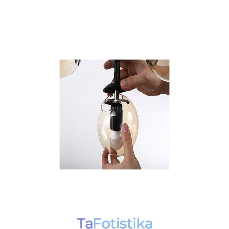 Παραδοσιακή κλασική ρετρό ζωγραφική για σχεδιαστές Μεταλλικός πολυέλαιος