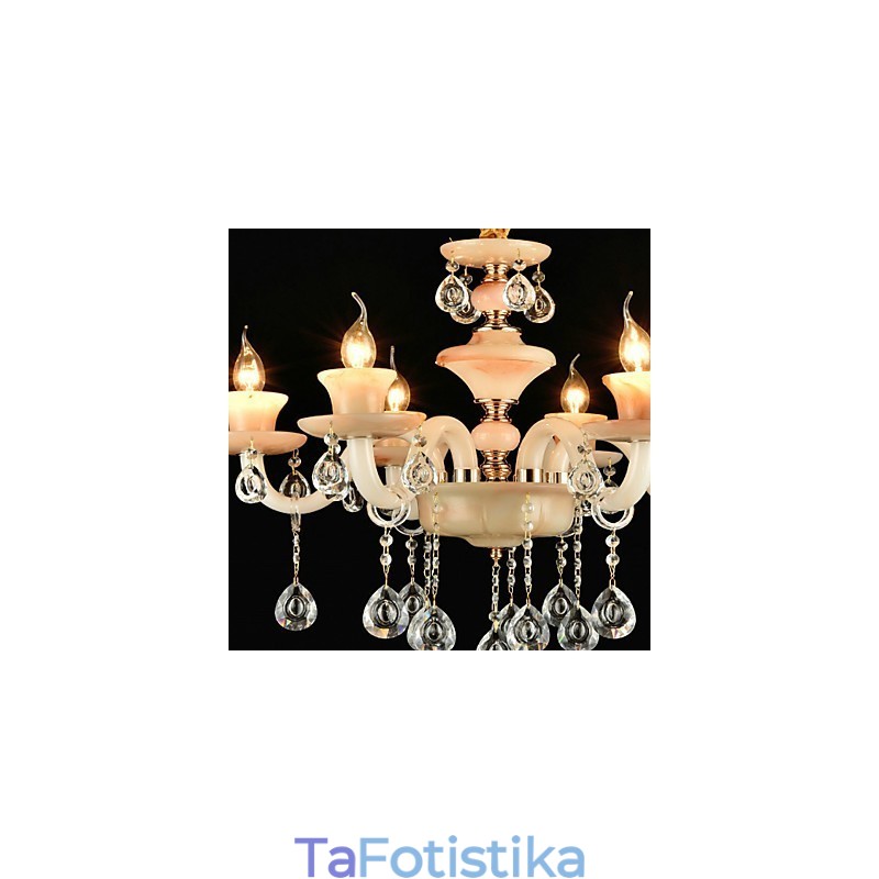 Μοντέρνο σύγχρονο παραδοσιακό κλασικό ηλεκτρολυμένο χαρακτηριστικό για κρυστάλλινο μίνι μεταλλικό πολυέλαιο