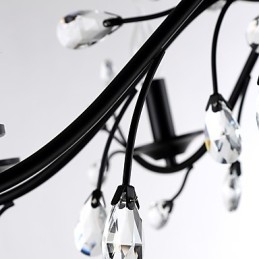 9 Lights Crystal Chandelier Μοντέρνα Σύγχρονη Παραδοσιακή Κλασική Vintage Ρετρό Χώρα Ζωγραφική