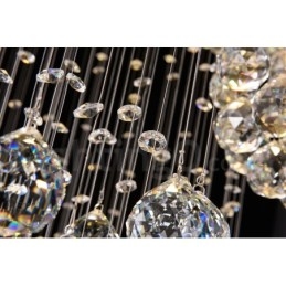 Extra Length 5 Met Crystal Long Drop Pendant Lights Modern Chandelier Home Κρεμαστό Φωτιστικό Πολυέλαιος Φωτιστικά Φωτιστικά