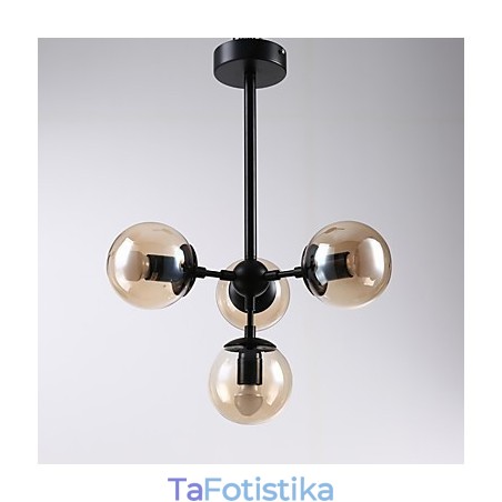 Κρεμαστό φωτιστικό Four Light Post Modern Europe Style Modo Metal Glass The Foyer Decorate Industrial Chandelier Lamp Κρεμαστό φωτιστικό Four Light Post Modern Europe Style Modo Metal Glass The Foyer Decorate Industrial Chandelier Lamp