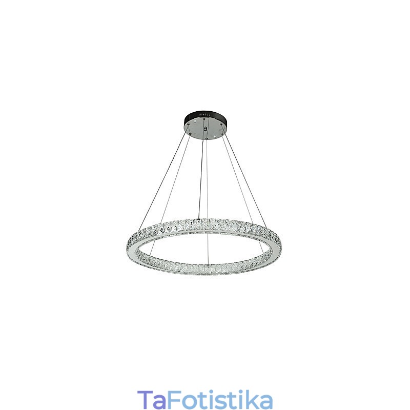 Κρεμαστό φωτιστικό οροφής με ρυθμιζόμενο δακτύλιο Μοντέρνος φωτισμός πολυελαίου εσωτερικού χώρου με τηλεχειριστήριο