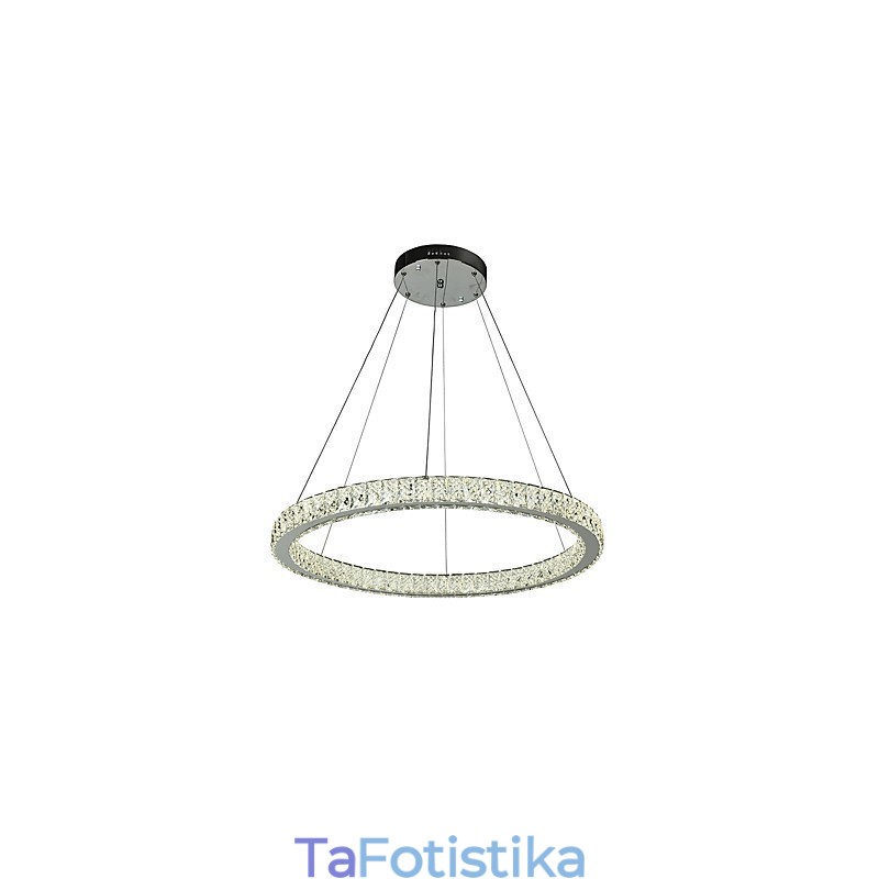 Κρεμαστό φωτιστικό οροφής με ρυθμιζόμενο δακτύλιο Μοντέρνος φωτισμός πολυελαίου εσωτερικού χώρου με τηλεχειριστήριο