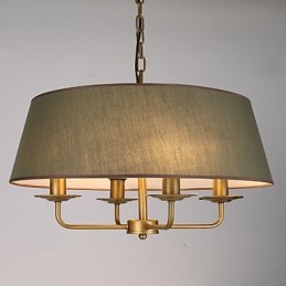 Ρουστίκ Lodge Painting Feature for Designers Metal Indoor Shops 2 Bulbs Chandelier