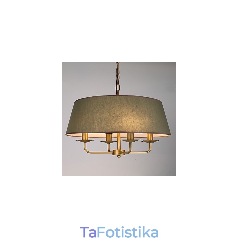 Ρουστίκ Lodge Painting Feature for Designers Metal Indoor Shops 2 Bulbs Chandelier