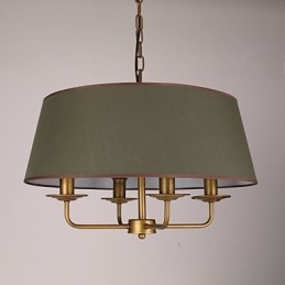 Ρουστίκ Lodge Painting Feature for Designers Metal Indoor Shops 2 Bulbs Chandelier