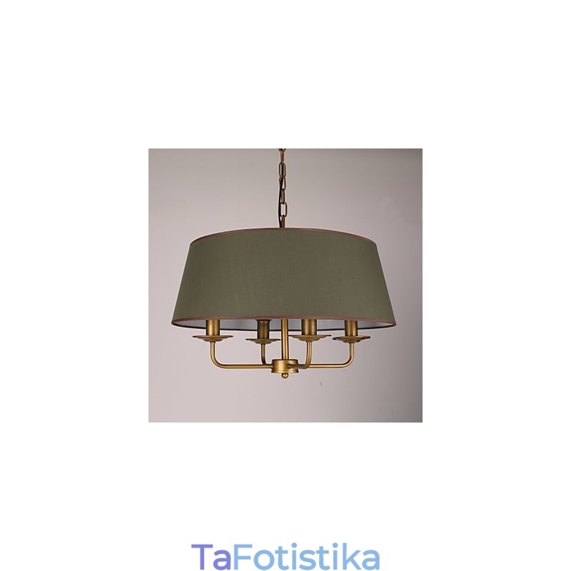 Ρουστίκ Lodge Painting Feature for Designers Metal Indoor Shops 2 Bulbs Chandelier