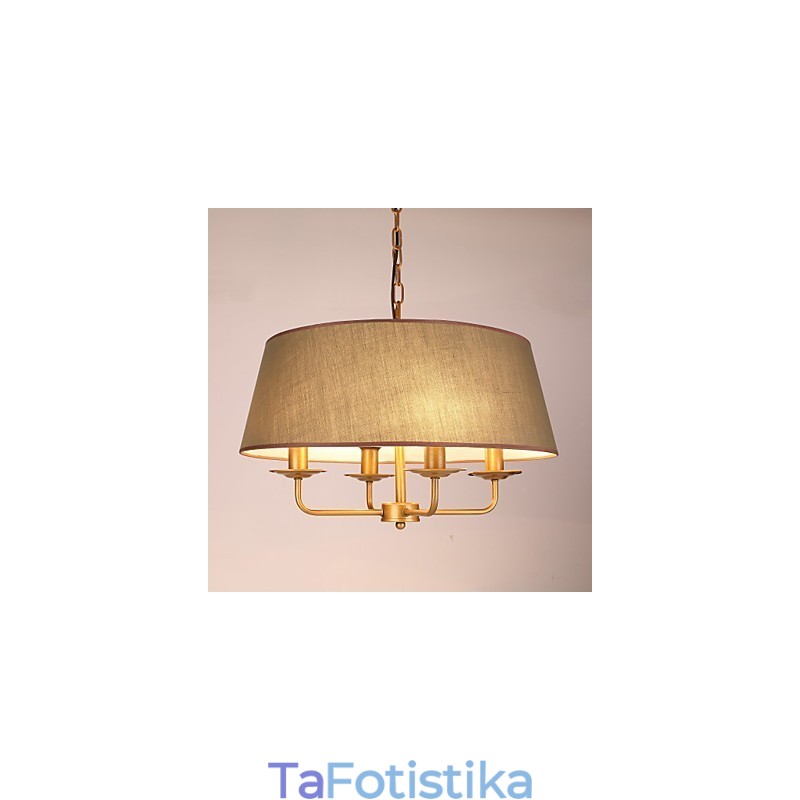 Ρουστίκ Lodge Painting Feature for Designers Metal Indoor Shops 2 Bulbs Chandelier