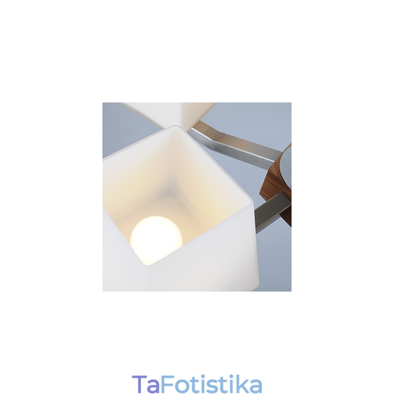 Μοντέρνο μοντέρνο ηλεκτρολυμένο χαρακτηριστικό για ξύλινο πολυέλαιο μπαμπού