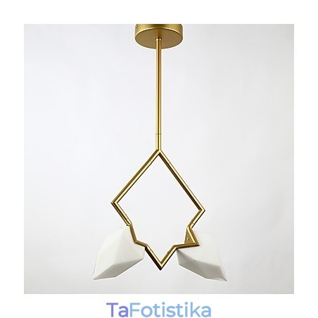 2 Light Post Modern Metal με Γυάλινο Ροδάκινο Πολυέλαιο Φωτιστικό Κρεμαστό φωτιστικό Καντίνας Διακοσμητικό 2 Light Post Modern Metal με Γυάλινο Ροδάκινο Πολυέλαιο Φωτιστικό Κρεμαστό φωτιστικό Καντίνας Διακοσμητικό