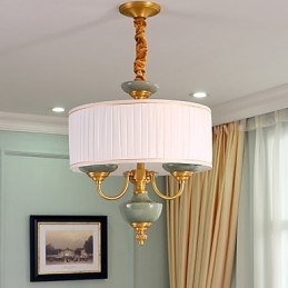 Διακοσμητικός πολυέλαιος νεφρίτης όλος χαλκού