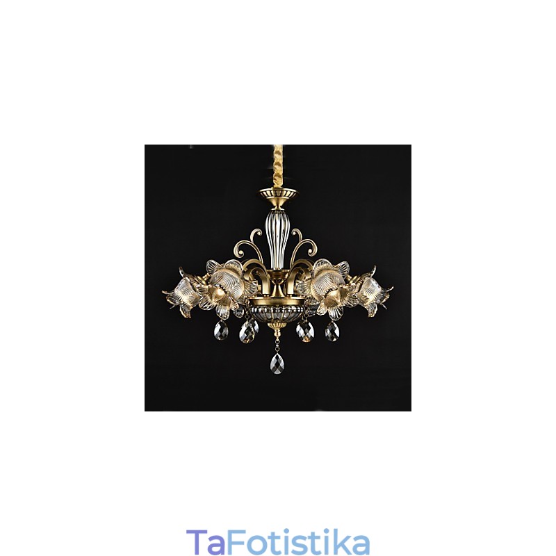 Ρουστίκ Lodge Painting Feature for Designers Metal Indoor Shops 2 Bulbs Chandelier