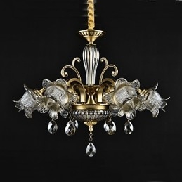 Ρουστίκ Lodge Painting Feature for Designers Metal Indoor Shops 2 Bulbs Chandelier