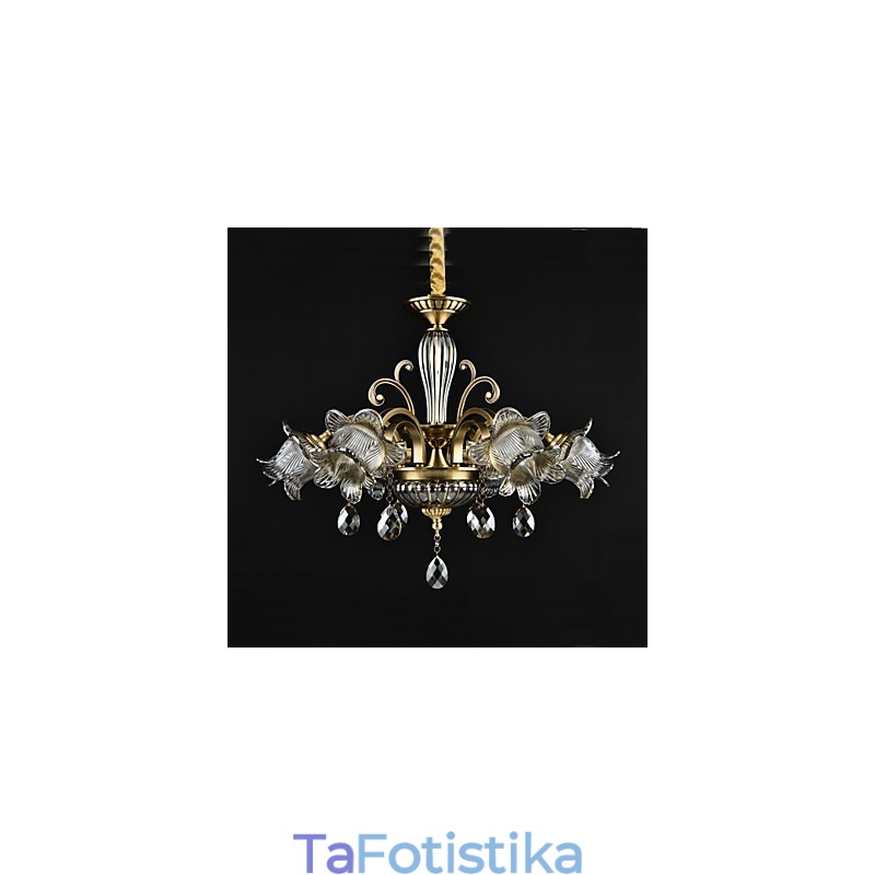 Ρουστίκ Lodge Painting Feature for Designers Metal Indoor Shops 2 Bulbs Chandelier