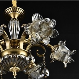 Ρουστίκ Lodge Painting Feature for Designers Metal Indoor Shops 2 Bulbs Chandelier