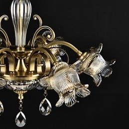 Ρουστίκ Lodge Painting Feature for Designers Metal Indoor Shops 2 Bulbs Chandelier