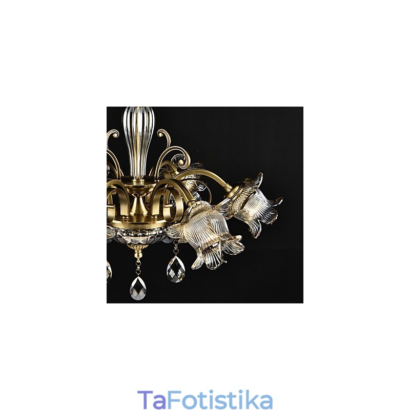 Ρουστίκ Lodge Painting Feature for Designers Metal Indoor Shops 2 Bulbs Chandelier