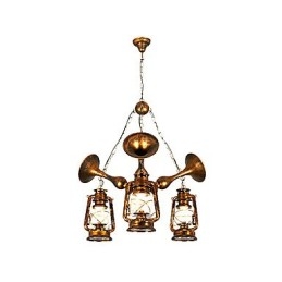 Μεταλλικός πολυέλαιος Rustic Lodge Vintage Retro Country Globe για Mini Style Designers