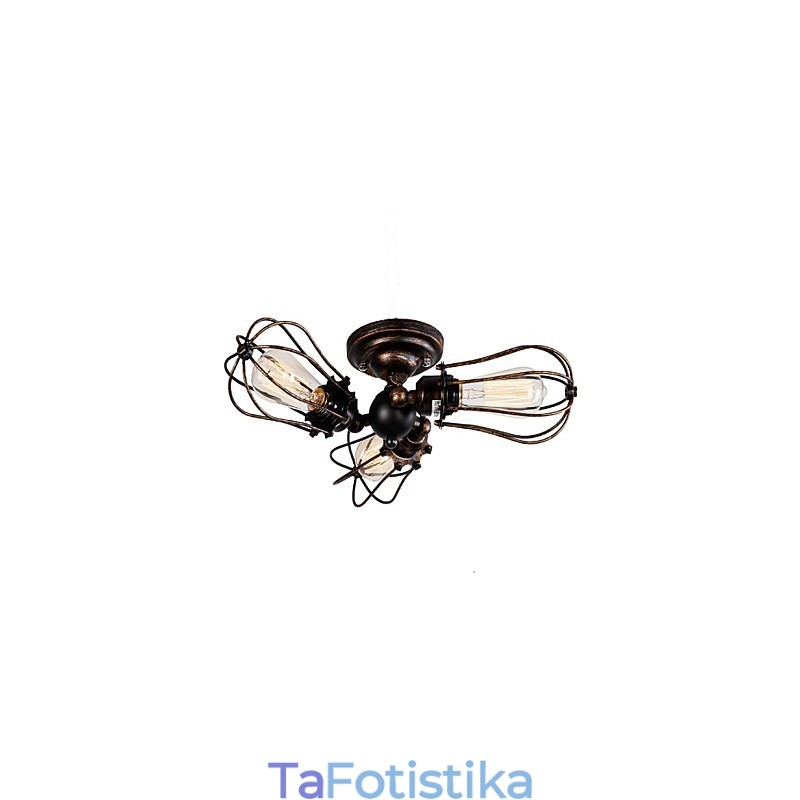 Retro Painting Feature for Mini Style Designers Metal Chandelier