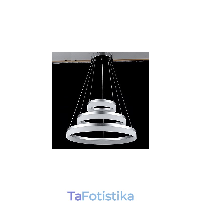 Στρογγυλά φωτιστικά πολυελαίου Φωτιστικά Μοντέρνα ακρυλικά φωτιστικά Πολυτελή τριών δαχτυλιδιών φωτιστικά οροφής