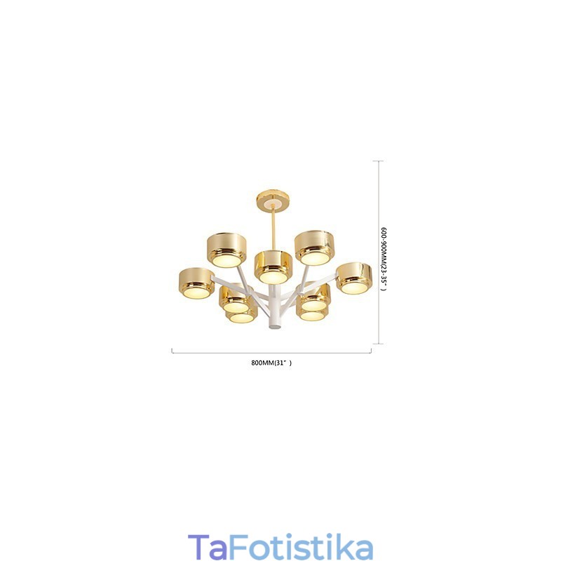 Personality Μοντέρνο Μινιμαλιστικό Φωτιστικό Οροφής Πολυέλαιος