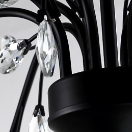 12 Lights Crystal Chandelier Μοντέρνα Σύγχρονη Παραδοσιακή Κλασική Vintage Ρετρό Χώρα Ζωγραφική